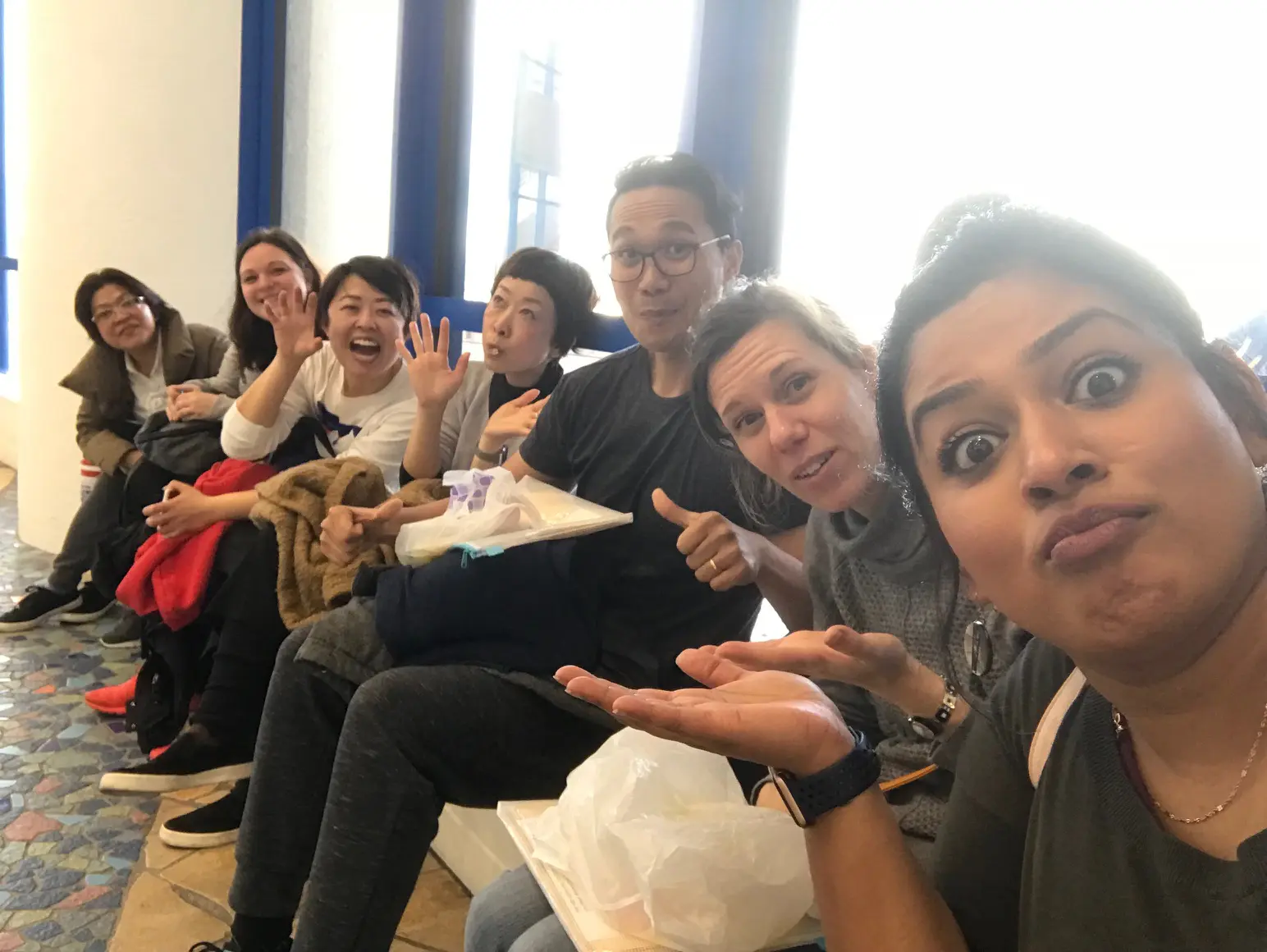 Waiting for the other teams to arrive...