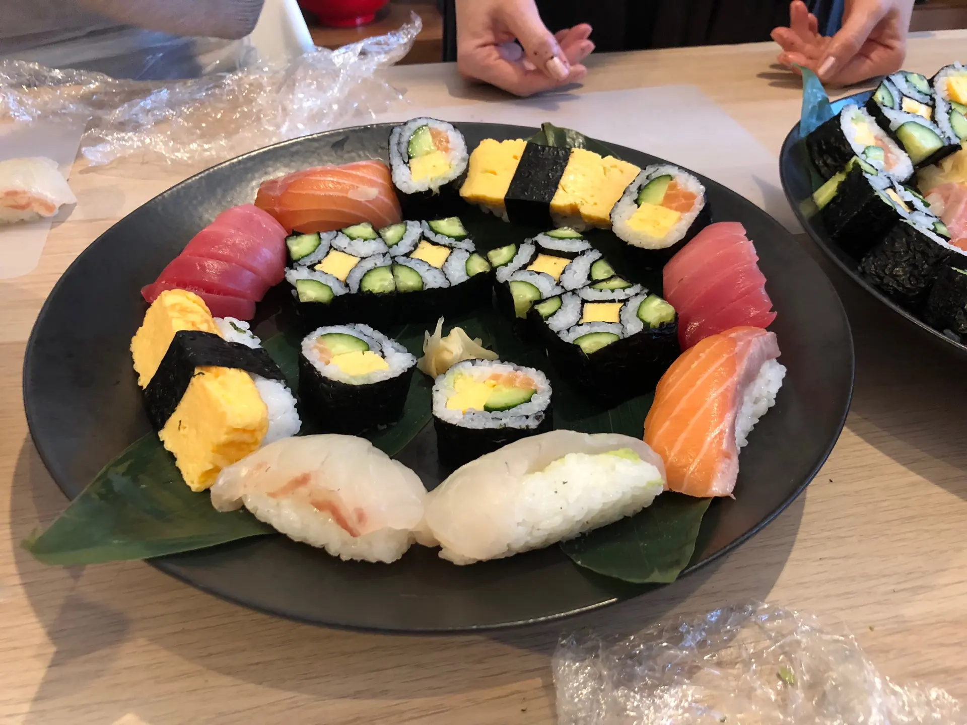 A pretty sample of Team 1’s plating skills.