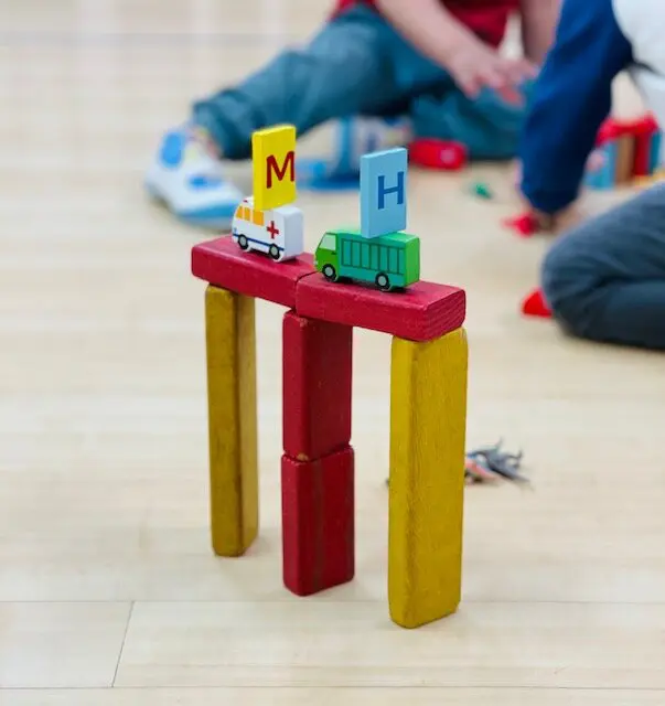 One of the things we built during free play time!